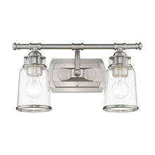 Load image into Gallery viewer, Livex 10512-91 Lawrenceville 2 Light Bath Vanity, Brushed Nickel
