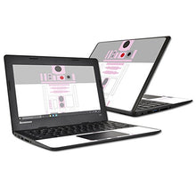 Load image into Gallery viewer, MightySkins Skin Compatible with Lenovo 100s Chromebook wrap Cover Sticker Skins Pink Cyber Bot
