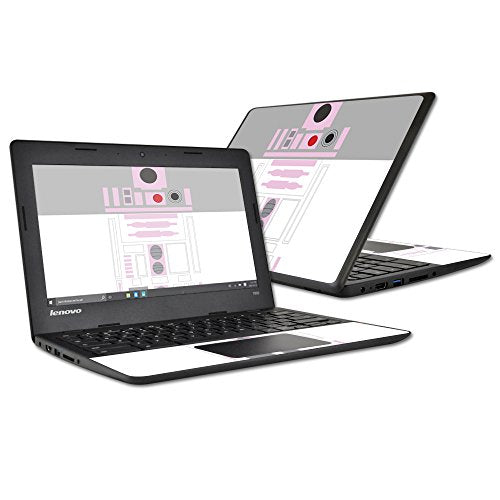 MightySkins Skin Compatible with Lenovo 100s Chromebook wrap Cover Sticker Skins Pink Cyber Bot