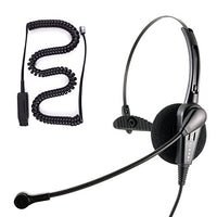 InnoTalk Headset Compatible with Avaya IP 1608, 1616, 9601, 9608, 9610, 9611, 9611G - Economic Monaural Noise Cancel Mic Office Phone Headset