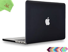 Load image into Gallery viewer, UESWILL Matte Hard Shell Case Cover for MacBook Pro (Retina, 13 inch, Early 2015/2014/2013/Late 2012), Model A1502/A1425, No CD-ROM, No USB-C, Black
