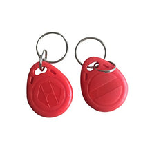 Load image into Gallery viewer, YARONGTECH-EM 125KHz RFID Rewritable ID Red EM4305 Proximity Access Control tag keyfobs Pack of 100
