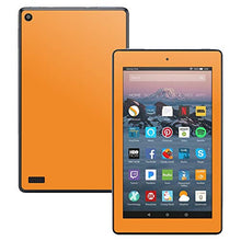 Load image into Gallery viewer, MightySkins Skin Compatible with Amazon Kindle Fire 7 (2017) - Solid Orange | Protective, Durable, and Unique Vinyl Decal wrap Cover | Easy to Apply, Remove, and Change Styles | Made in The USA

