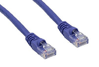 Cablelera ZPK171S15-10 Cat6 Ethernet Cable UTP Rated 550 MHz with snagless Molded Boots, Purple Color, 15', 10 Pieces per Pack