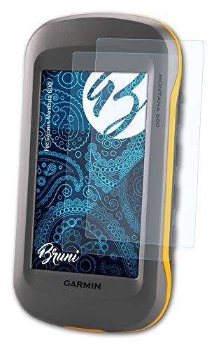 Bruni Screen Protector Compatible with Garmin Montana 600 Protector Film, Crystal Clear Protective Film (2X)