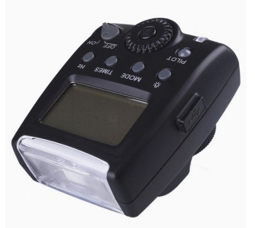 Digital Nc Compact LCD Mult-Function Flash (TTL, M, Multi) for Leica V-LUX (Typ 114)