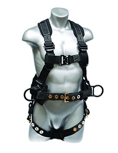 Elk River RavenEX Platinum Series Harness with Quick-Connect Buckles, 3 D-Rings, Polyester/Nylon, Large