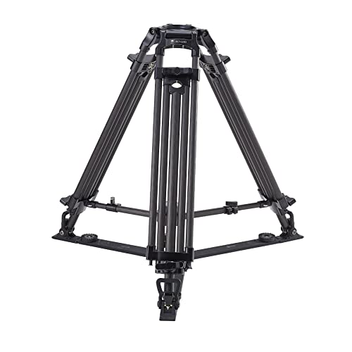 SIRUI BCT 3203Broadcast Tripod with Bag Without Head 10x 100mm Half Shell Carbon/Height 160cm/Weight 4.5kg/Maximum Load 18kg/Black