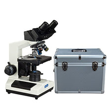 Load image into Gallery viewer, OMAX 40X-2500X Built-in 3.0MP USB Camera Binocular Compound Kohler LED Microscope with Aluminum Case
