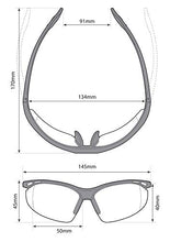 Load image into Gallery viewer, voltX &#39;Constructor&#39; SAFETY READERS (CLEAR +2.5 Dioptre) Full Lens Reading Safety Glasses ANSI Z87.1+ &amp; CE EN166F, Wraparound Style - Includes Safety Cord with headstop - UV400 anti fog coated lens
