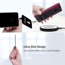 Load image into Gallery viewer, Q1T5 Qi Receiver Micro USB Narrow Side Up, Thin Wireless Charging Receiver, Micro USB Wireless Charger Receiver for Galaxy J7/A3/A9/C5/C8/Note 4/Nexus 4 and Other Micro USB Android Cell Phones
