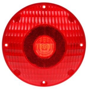 99021R, Bus Replacement Lens - Red, 7