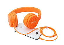 Load image into Gallery viewer, ONTA gorsun Foldable On Ear Audio Adjustable Lightweight Headphone for chlidren Cellphones Smartphones iPhone Laptop Computer Mp3/4 Earphones (Orange)
