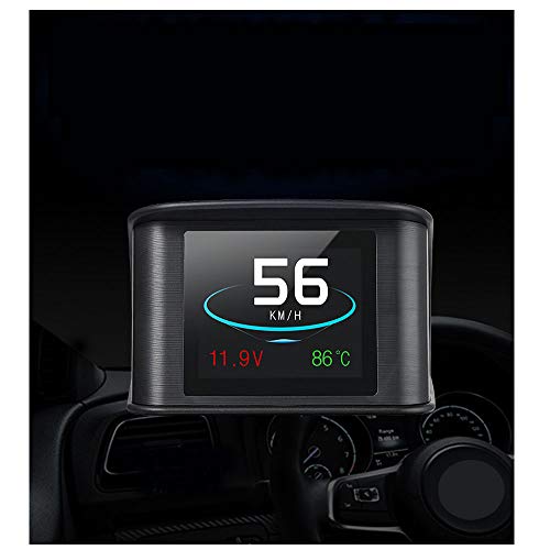 HUD Display, iKiKin OBD2 Car Head Up Display with TFT LCD Display Shows Speed RPM Voltage Detection for Error Code Muti-Function Car HUD with EUOBD OBD 2 Interface P10