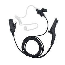 Load image into Gallery viewer, GoodQbuy Covert Acoustic Tube Earpiece Headset Mic for Motorola XPR 6000 XPR6500 XPR6550 XPR 7000 XPR 7550 XiR-P8200 XiR-P8268 Radio Security Door Supervisor
