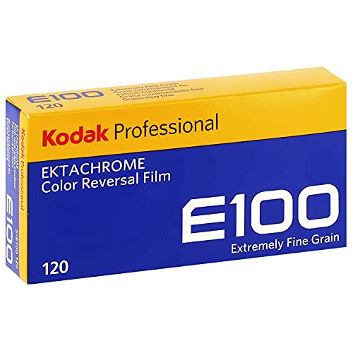 Kodak E100G Professional ISO 100, 120mm, Color Transparency Film (5 Roll per Pack)