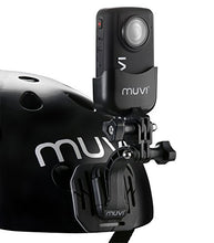 Load image into Gallery viewer, Veho VCC-A018-HFM Face Pointing Helmet Mount for MUVI HD with 3m base and MUVI HD holder
