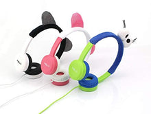 Load image into Gallery viewer, Gabba Goods Premium Plush Design Panda Over The Ear Comfort Padded Stereo Headphones AUX Cable | Earphones, Safe for Children
