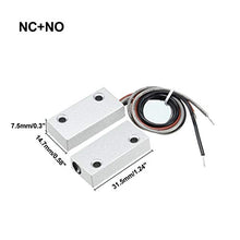 Load image into Gallery viewer, uxcell Rolling Door Contact Magnetic Reed Switch Alarm with 3 Wires for N.O./N.C. Applications MC-51
