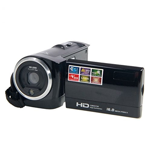 DV777 HD1280X720 TFT LCD 16X Digital Zoom Digital Video Camcorder American Standard Black 85005623