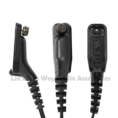 Guanshan Surveillance Acoustic Tube Earphone Headset Earpiece PTT Mic for Motorola APX7000 APX6000 XPR7550 XPR7000 XPR6550 XPR6350 XPR6300 XiR P8268 Radio