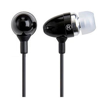 Load image into Gallery viewer, Retractable Headset Handsfree Earphones Mic Metal Earbuds Headphones in-Ear Wired [3.5mm] [Black] Compatible with LG V40 ThinQ
