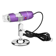 Load image into Gallery viewer, USB Digital Microscope 24Bit DSP Handheld Skin Hair Scalp Detector 50-500 Magnification Beauty Microscope for Measurement, Photo and Video Capture
