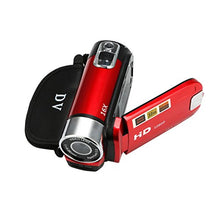 Load image into Gallery viewer, Video Camcorder HD 1080P Handheld Digital Camera 16X Digital Zoom with External Microphone Digital Camcorders (Red)
