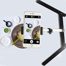 Load image into Gallery viewer, Evanto Camera Table Top Monopod Stand Tripod Support Rig with Overhead Phone Mount for YouTube Tutorials, Cake and Cookies Decorating, Online Teaching
