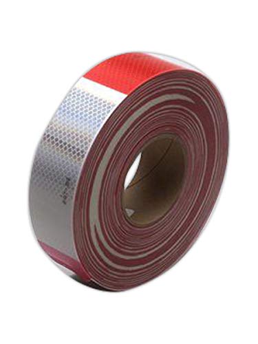 3M 00051138675332 High Visibility Retro-Reflective Tape, Capacity, Volume, Standard, Red