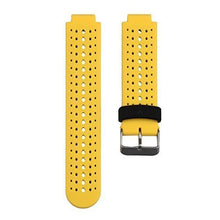 Load image into Gallery viewer, ZSZCXD Soft Silicone Replacement Watch Band for Garmin Forerunner 235/220 / 230/620 / 630/735 Smart Watch (01 Yellow &amp; Black)
