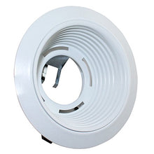 Load image into Gallery viewer, Hubbell Marco 4 Inch Trim Recessed Light Fixture White Baffle W484A For Housing - White
