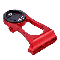 Dioche Out Front Bike Computer Combo Mount, Odometer Computer Aluminium Alloy Extension Mount Bracket(Red)
