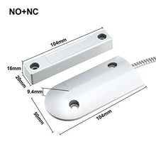 Load image into Gallery viewer, uxcell Rolling Door Contact Magnetic Reed Switch Alarm with 3 Wires for N.O./N.C. Applications OC-60

