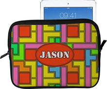 Load image into Gallery viewer, Tetromino Tablet Case/Sleeve - Large (Personalized)
