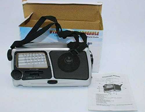 Philmore PM-X-58 Emergency Wind-up Crank Rechargeable Radio - AM/FM & 6 Short Wave Bands