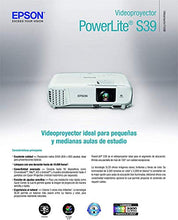 Load image into Gallery viewer, Epson V11H854020 Powerlite S39 SVGA 3LCD Projector
