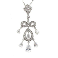 Load image into Gallery viewer, Adorable Mini Chandelier Pendant with White CZs
