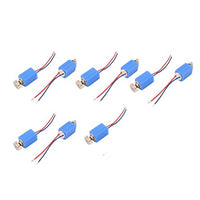 Aexit 9 Pcs Accessories DC 3V 4 x 8mm 3500RPM Mini Vibration Motor Blue for Accessory Kits Cell Phone