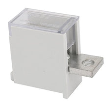 Load image into Gallery viewer, uxcell 200A One Inlet Six Outlet Wire Terminal Junction Box Electrical Connector White
