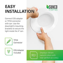 Load image into Gallery viewer, Sunco Lighting 10 Pack 4 Inch LED Recessed Downlight, Baffle Trim, Dimmable, 11W=60W, 2700K Soft White, 660 LM, Damp Rated, Simple Retrofit Installation - UL + Energy Star
