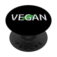 Load image into Gallery viewer, Vegan Green Leaf Veganism PopSockets Swappable PopGrip
