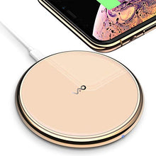 Load image into Gallery viewer, Fast Wireless Charger,Vebach Alumium Qi certificated Wireless Charging pad Compatible with iPhone 12 Pro Max/12/12 Mini/SE/11/11 Pro/11 Pro Max/XS/XR/8,Galaxy S20 S10 S9 S8, Note 10 Note 9 etc
