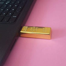 Load image into Gallery viewer, Luxury Gift USB 2.0 Gold Bar USB Flash Drive 16 GB
