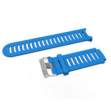 Load image into Gallery viewer, MOTONG Garmin Forerunner 910XT Replacement Band - MOTONG Silicone Strap Replacement Band for Garmin Forerunner 910XT (Silicone Blue)
