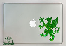 Load image into Gallery viewer, Griffin Specialty Vinyl Decal Sized to Fit A 15&quot; Laptop - Green Metal Flake

