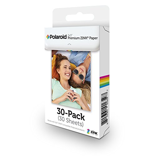 Polaroid 2x3êº Premium Zink Zero Photo Paper 30 Pack   Compatible With Polaroid Snap / Snap Touch Ins