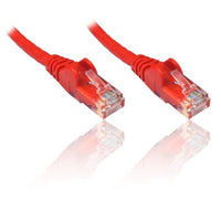 PremiumCord Network Cable, Ethernet, LAN & Patch Cable CAT5e, UTP, Fast Flexible & Robust RJ45 Cable 1 Gbit/S, AWG 26/7, Copper Cable 100% Cu, Red, 5 m
