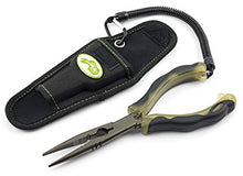 Load image into Gallery viewer, Mudville 9&quot; Black Nickel Needle MD-9INPLI Catfish Pliers Cutting &amp; Crimping
