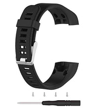 Load image into Gallery viewer, XHNee Compatible with Garmin Vivosmart HR+ Bands Women Men, Replacement Silicone Band Straps Bracelet Wristbands for Vivosmart HR Plus, Approach X10, Approach X40 (Black)
